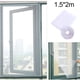 thumbnail image 5 of Malla de poliéster duradera para ventanas, malla transparente con cinta autoadhesiva para una rápida instalación (1,5 x 2 m), 5 of 5
