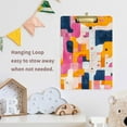 thumbnail image 4 of FORMRS Acrylic Clipboard with Low Profile Clip Standard A4 Letter Size, 12.5" x 9", Art Geometric, 4 of 8