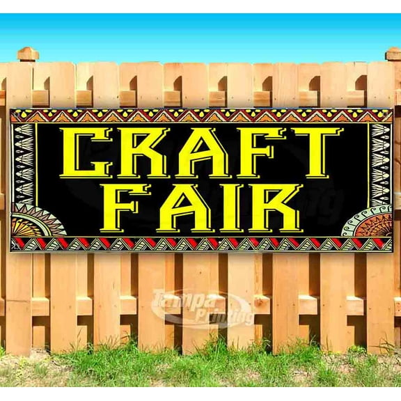 Craft Fair 13 oz Vinyl Banner With Metal Grommets
