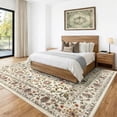 thumbnail image 3 of Area Rugs for Living Room, 8'x10' Washable Moroccan Low Pile Non-Slip Soft Print Pattern Rug for Bedroom Kitchen Dining Room Entryway - Green, 3 of 9