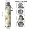 thumbnail image 3 of Modern 29oz Stainless Steel Insulated Thermos with Tea Filter, 360° Printed Travel Bottle, Leakproof BPA-Free Flask with Anti-Slip Base, 304 Inner & 201 Outer, Vacuum Cup, 3 of 6