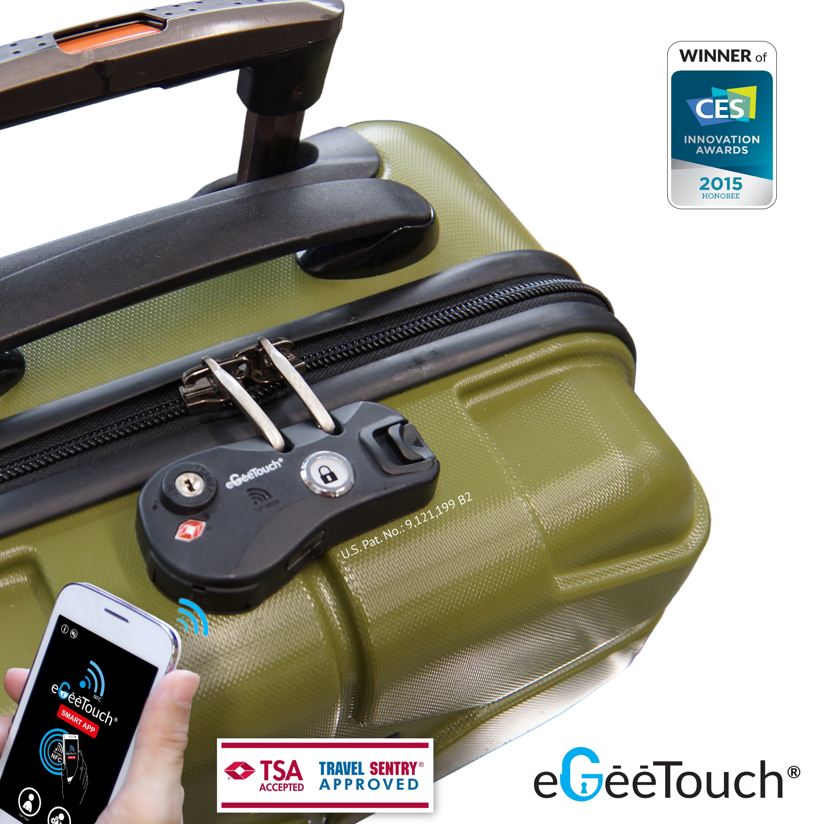 suitcase zipper lock