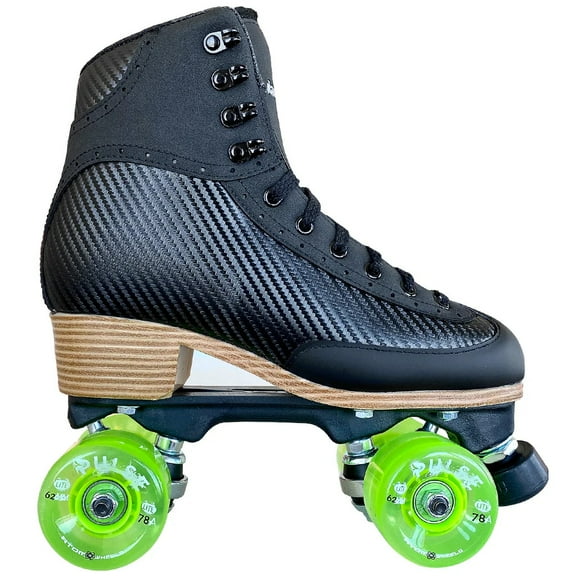 Atom Quad Outdoor Roller Skates - Vibe Nylon Women's Package (Black)