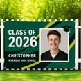 thumbnail image 4 of Custom Graduation Banner Class of 2026 with Photo and Name – Personalized Congrats Sign for High School or College Seniors – Indoor Outdoor Graduation Party Decoration 5*3ft, 4 of 5