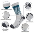 thumbnail image 2 of KOITHOT 8 Pairs Wool Socks for Men, Crew Socks Thermal Warm for Winter Work Hiking, 2 of 6