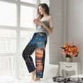 thumbnail image 5 of Disketp Twilight Canal Reflection Women's Comfy Pajama Pants Casual Drawstring Palazzo Lounge Wide Leg Pants-XX-Large, 5 of 6