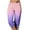 Pink, variant on Yufatyle Women's Gradient Color Capri Pants Casual Elastic Drawstring Waist Loose Pants with Pocket Sports Capris S
