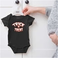 thumbnail image 5 of Classic Halloween Trick or Treat Romper Boys or Girls Infant Baby Brisco Brands 6M, 5 of 6