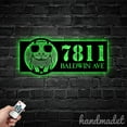 thumbnail image 5 of Handmadetneonsign Capybara House Number Metal Wall Art LED Light - Personalized Sign Home Decor 44868, 5 of 5