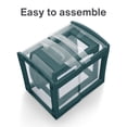 thumbnail image 3 of Sterilite Plastic 3 Drawer Cart Teal Rain Set of 2, 3 of 9