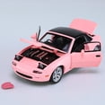 thumbnail image 4 of Mazda-Coche de juguete MX5 MX-5 RX7, juguete de aleación fundido a presión, modelo de coche con sonido y luz, juguete coleccionable para niños, regalo de cumpleaños, 1:32, 4 of 5