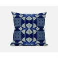 thumbnail image 2 of Cosmic Circle Sprays Suede Blown and Closed Pillow Dark Muted Blue, 2 of 3