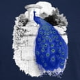 thumbnail image 3 of CafePress - Blue Peacock T Shirt - Men's Classic Graphic Cotton T-Shirt, 3 of 4