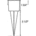 thumbnail image 3 of 10 Pack 1.5" Rain/Sprinkler Gauge, Wide Mouth, Bright Yellow, Outdoor Water, 3 of 4