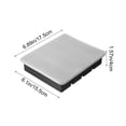 thumbnail image 6 of LWVITH Large Ice Model Silicone Molds Food Grade Ice Tray for Freezer Kitchen Gadgets for Home Bar Party Ice Making Box with Lid Black 6.89x5.71x1.57 Inch for Whiskey Cocktail, 6 of 6