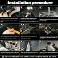 thumbnail image 4 of pitrice Universal Knob And To Install Base Head Buckle Buckle Convenient Sensitive Durable Easy Installation Accessories red, 4 of 9