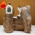 thumbnail image 5 of Men'S Winter Fleece-Lined Thickened Warm Snow Boots, Comfortable Versatile Casual Sports Boots with Anti-Slip and Durable Design, Zippered Short Boots for Cold Weather, 5 of 9
