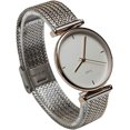 thumbnail image 4 of Blekon Collections Women's 34mm Case Japanese Quartz Movement Modern Trendy Two-Tone Mesh Bracelet Watch, 4 of 5