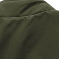 thumbnail image 4 of ZCFZJW Men's Casual Outdoor Full Zip up Jacket Long Sleeve Stand Collar Warm Winter Windbreaker Coat for Men with Zipper Multi-Pockets Army Green XXL, 4 of 8