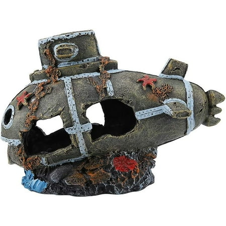 Aquarium Titanic Shipwreck Decor - Colorful Resin Wreck Ornament For Fish Tank Landscaping