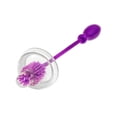 thumbnail image 3 of A-BRUSH 4 pcs set Silicone Bottle Brushes BPA Free - Bottle Washer FDA Approved - Long Handle Antibacterial Baby Bottle & Nipple Brush Ideal for Glass & Plastic Water Bottles (Green X2/Purple X2), 3 of 7