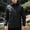 Black, variant on Men's Rain Jacket with Elastic Cuffs, Full Zip, Drawstring, Zipper Pockets, Hooded, Lightweight Waterproof Windbreaker for Hiking, Travel, Fall Winter