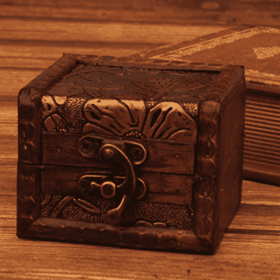 XIBUFE 2026 New Small Jewelry Box Wooden Jewelry Gift Boxes Retro Jewelry Box Style 1 for Jewelry Storage Home Decor Bedroom Vanity Personalized Gifts.