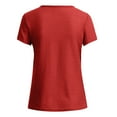 thumbnail image 3 of adviicd T-Shirt de Golf pour Femmes Vintage Usé Graphique Manches Courtes Décontracté Rouge,L, 3 of 4