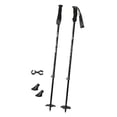 thumbnail image 1 of S SERENABLE Skiing Poles External Lock System Adjustable for Resort Outdoor Snowboarding black, 1 of 9