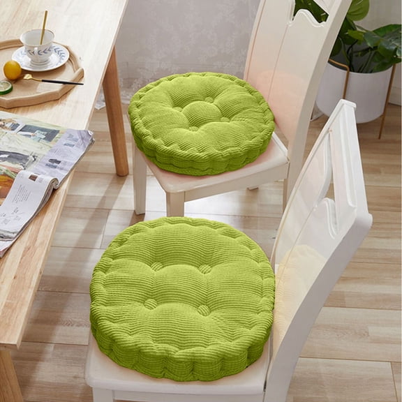 Nkmbld Chair Cushions for Dining Chairs, High Density Foam Comfortable Chair Pad, Slip Resistant Living Room Balcony Tatami Yoga Mat, Green