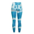 thumbnail image 6 of Renewold Tie-dye Sky Blue Womens Leggings with Pockets High Waist Hip Lift Tummy Control Pocket Yoga Pants Buttery Soft Stretchy Workout Yoga Pants with Plus Size, 3XL, 6 of 8