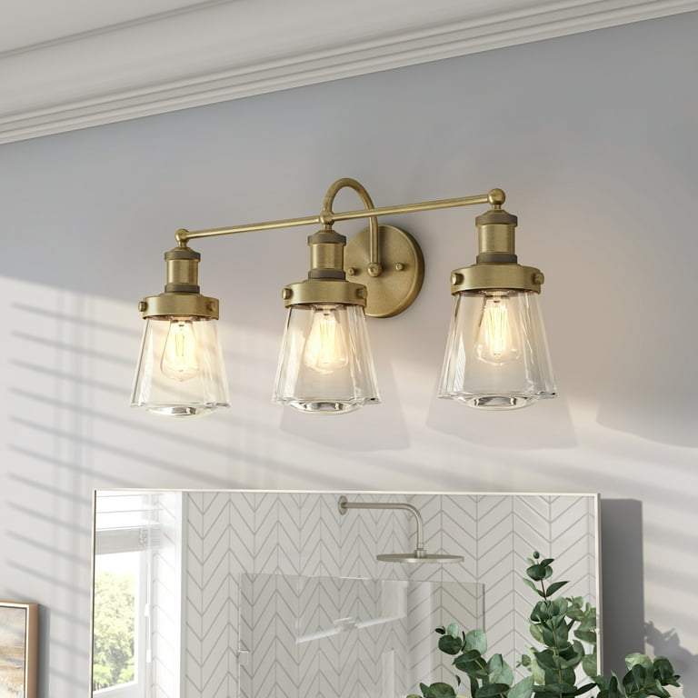 Designers Fountain Taylor 3 Light Old Satin Brass Bathroom Vanity