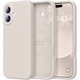 thumbnail image 1 of Funda de Silicona Premium, compatible con MagSafe, a Prueba de Golpes, para iPhone 17 6.3", Piedra, 1 of 7