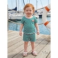 thumbnail image 4 of Cenuakty Baby3M 6M 12M 18M 24M 2T 3T Girl 2Pcs Summer Outfits Short Sleeve Fruit Embroidery Tops and Shorts Set Toddler Spring Clothes, 4 of 9