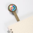 thumbnail image 3 of Tie-dye Lace Bookmark in Antique Bronze: a Delightful Reading Accessory for Book Lovers, 3 of 5