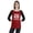Maroon & Black, variant on Women Raglan Tshirt Sarcastic Quote Im Not Weird Im Limited Edition Graphic Top