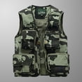 thumbnail image 2 of Krdevn Mens Jacket Field Pofessional Emergency Field Fishing Multi Pocket Vest,Tank Tops Men,L, 2 of 9