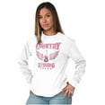 thumbnail image 3 of Country Strong Cowgirl Guitar Music Women's Long Sleeve T Shirt Brisco Brands S, 3 of 6