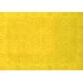thumbnail image 1 of Ahgly Company Machine Washable Indoor Rectangle Abstract Yellow Modern Area Rugs, 2' x 3', 1 of 4