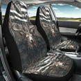thumbnail image 3 of Yuyamidu Deer Car Seat Covers Set for Front Only Camo Hunting Auto Seat Cover for Cars Saddle Blanket, Auto Interior Accessories Fit Most Vehicle, Cars, Sedan, 3 of 7