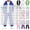 White, variant on WMTBSRSW Kids 2 Piece Tracksuit Zip Up Hoodie Sweatshirt and Jogger Pants Casual Sports Set for Boys Girls 5-14 Years