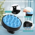 thumbnail image 3 of Scalp Massage Shampoo Brush, Hair Shampoo Brush with Soft Silicone Bristles for Scalp Care Hair Scalp Scrubber Head Massager for Stress Relax Hair Growth Shower Hair Brush for Women Men Kids, 3 of 5