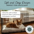 thumbnail image 3 of Best Friends by Sheri Large Comfy Crate Washable Mat Dog Bed, Oyster Herringbone, 3 of 7