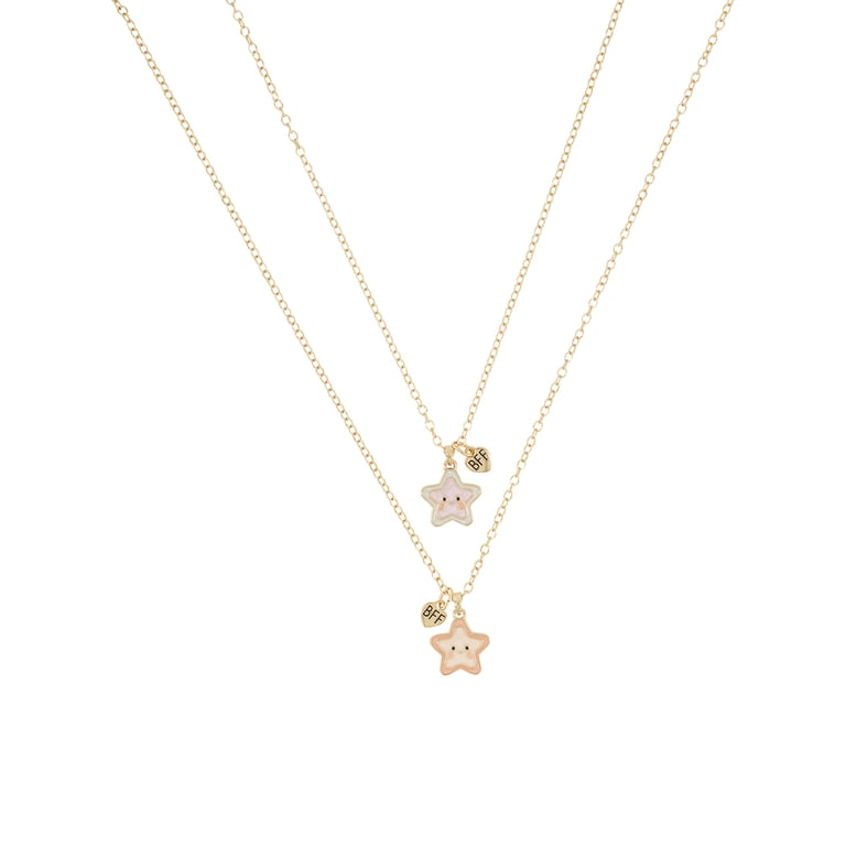 Claire's Best Friends Necklace Set - Stars, 2pcs - Walmart.com