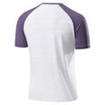 thumbnail image 5 of Men's Athletic Performance Short Sleeve T-Shirt Breathable Comfort Fit Outdoor Sports Active Wear Casual Gym Tee Men's Loose Fit Casual Fashion Shirt, 5 of 5