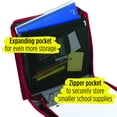 thumbnail image 5 of Five Star Zipper Binder + Storage, 4", Assorted Colors (28017), 5 of 8