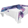 thumbnail image 4 of BZSMCE Square Tablecloth Floral Whale A Colorful Pattern Tableclothes, 4 of 9