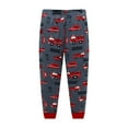 thumbnail image 6 of Little Boys Pajamas for Toddler Clothes Set Trian Truck Sleepwear Long Sleeve 100% Cotton 2 Piece Kids Pjs Size 1-10 Years (3-4 Years/4T, Fire Truck)/6014, 6 of 7