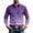 Purple, variant on Mens Gradient Cowboy Shirts Snap Button Down Long Sleeve Breathable Tshirts Workwear Dual Chest Pockets Casual Comfort Fit Tops
