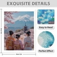 thumbnail image 3 of Diamond Art Kit for Adults, Cherry Blossom Kimono Mountain Scene Diamond Painting for Adults Beginners, 5D DIY Diamond Art Painting Kits, Colorful Diamond Painting Craft for Home Decor 12x16, 3 of 7